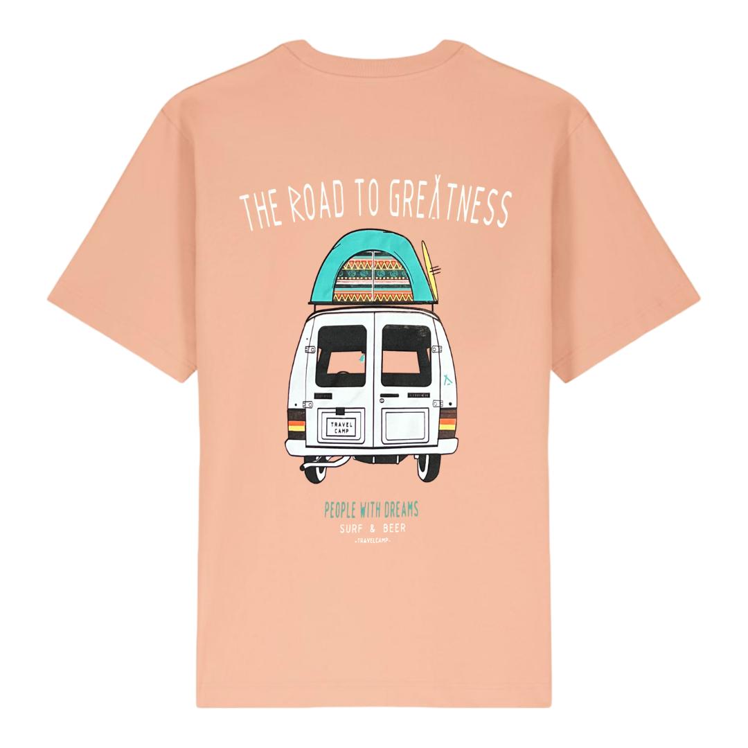 camiseta c15 travelcamp salmon